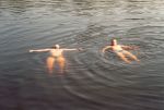 Schwimmen im Upper Lough Erne